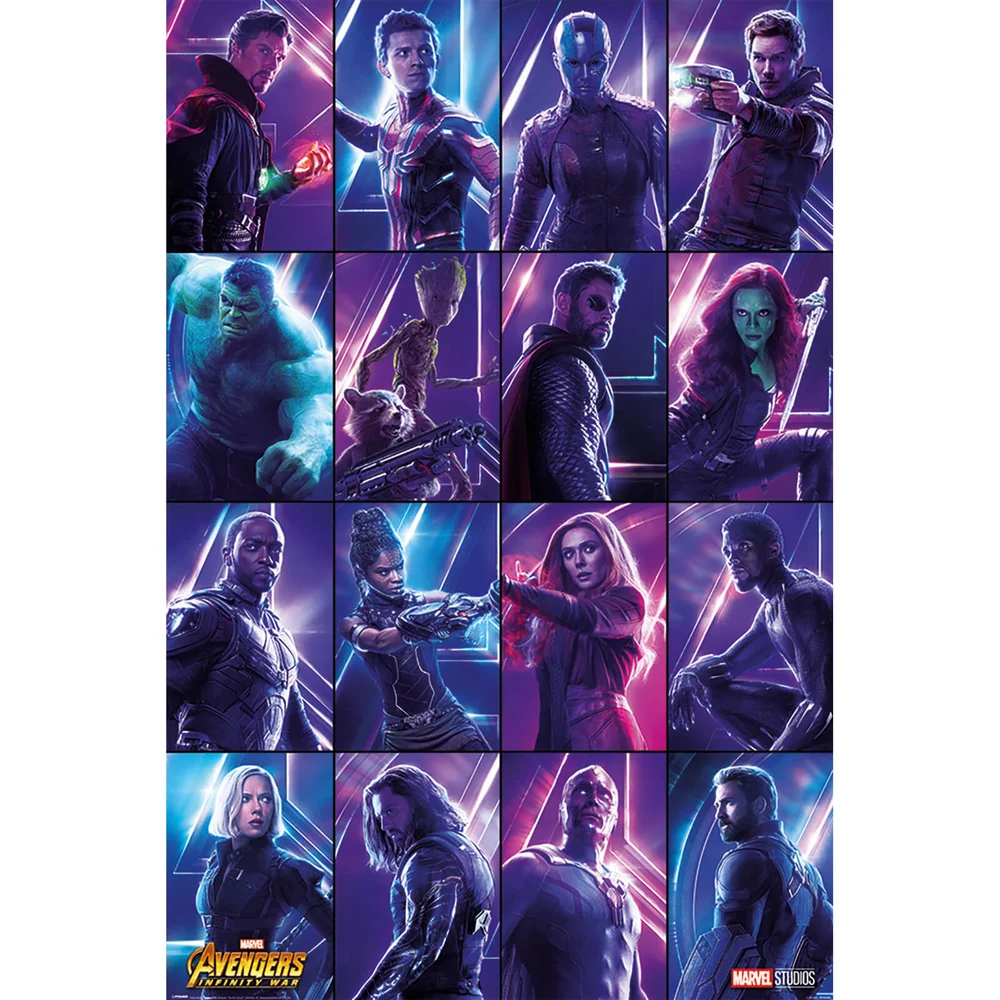 Avengers: Infinity War (Heroes) Maxi Poster Afbeelding 1