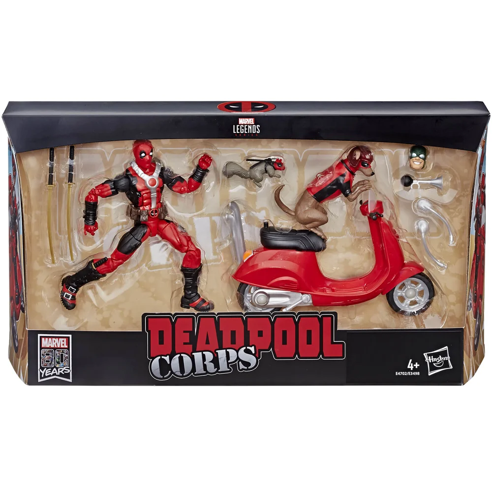 Hasbro Marvel Legends Serie Deadpool met scooter (15 cm) Afbeelding 1