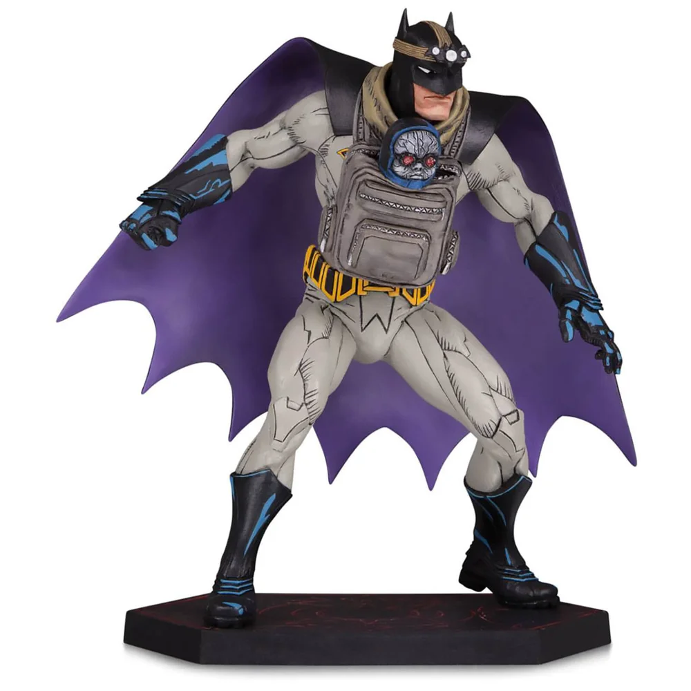 DC verzamelobjecten donkere nachten: metalen beeldje Batman met Darkseid Baby 15 cm Afbeelding 1