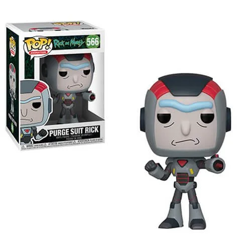 Rick and Morty Rick in Purge Suit Funko Pop! Figuur Afbeelding 1
