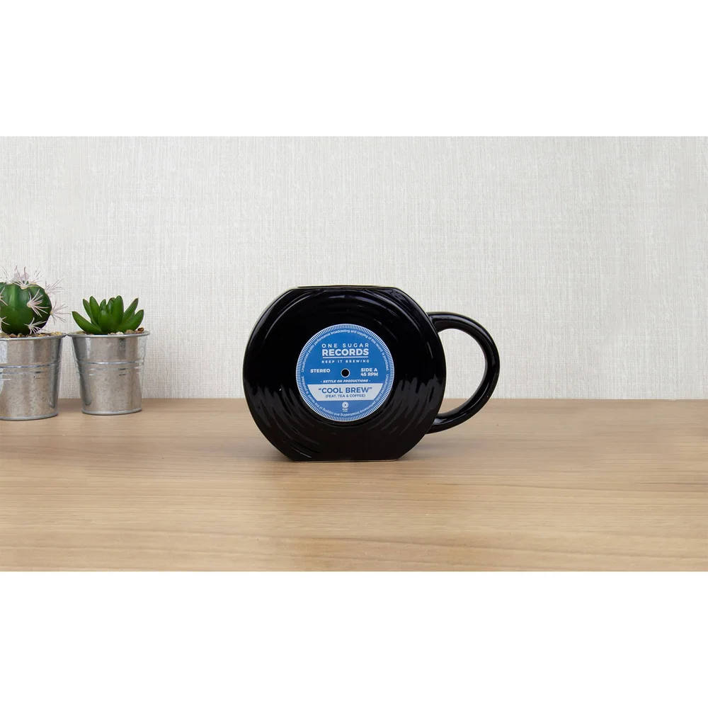 Vinyl Record Shaped Mug Afbeelding 1