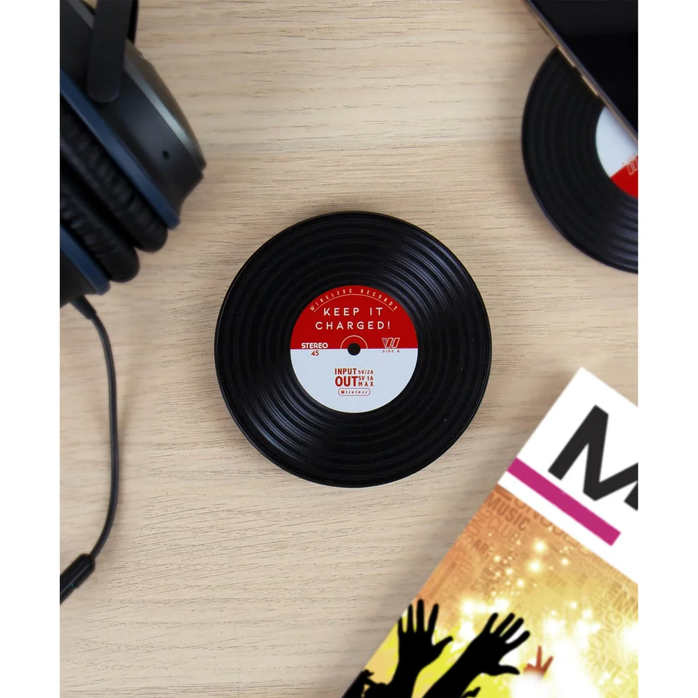 Vinyl Record Wireless Charger Afbeelding 1