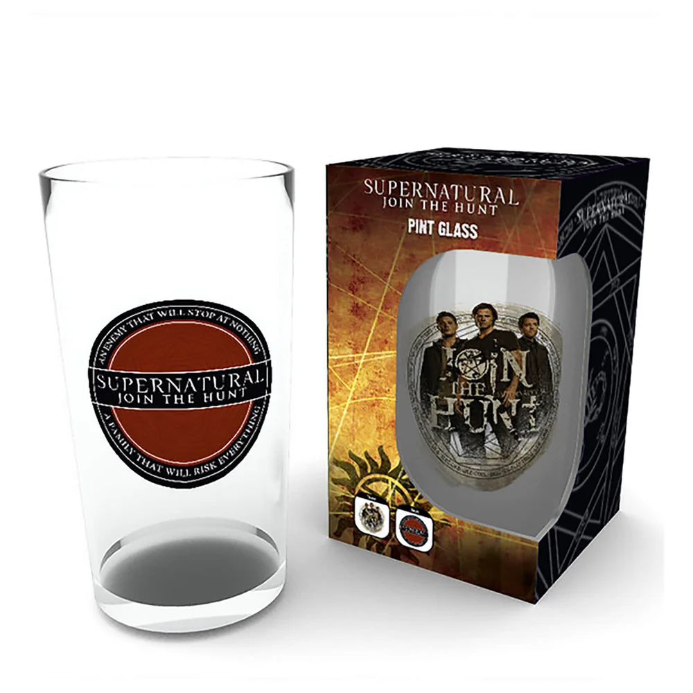 Supernatural Logo Pint Glass Afbeelding 1