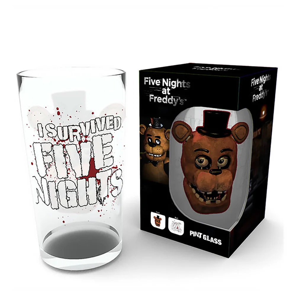 Five Nights at Freddy's Fazbear Pint Glass Afbeelding 1
