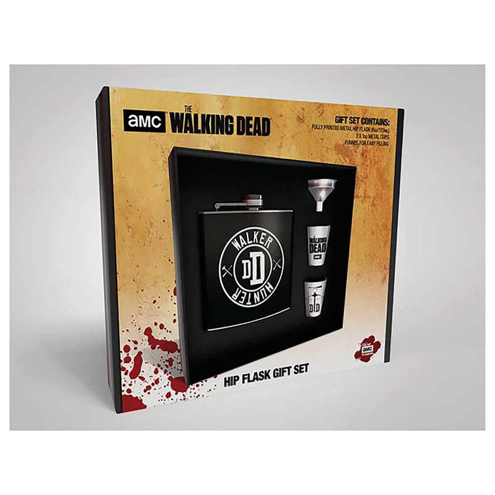 The Walking Dead Hip Flask Set Afbeelding 1