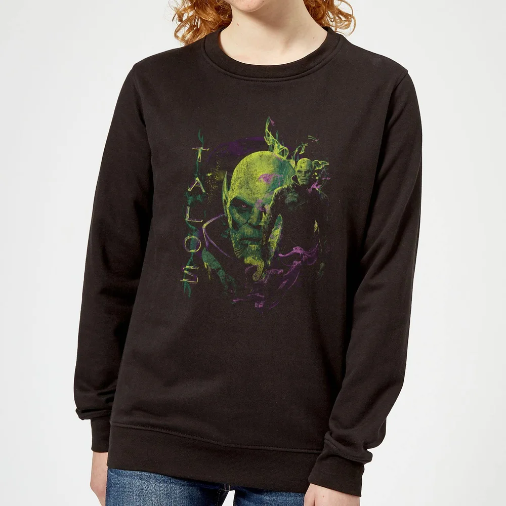 Captain Marvel Talos dames trui - Zwart - XS Afbeelding 1