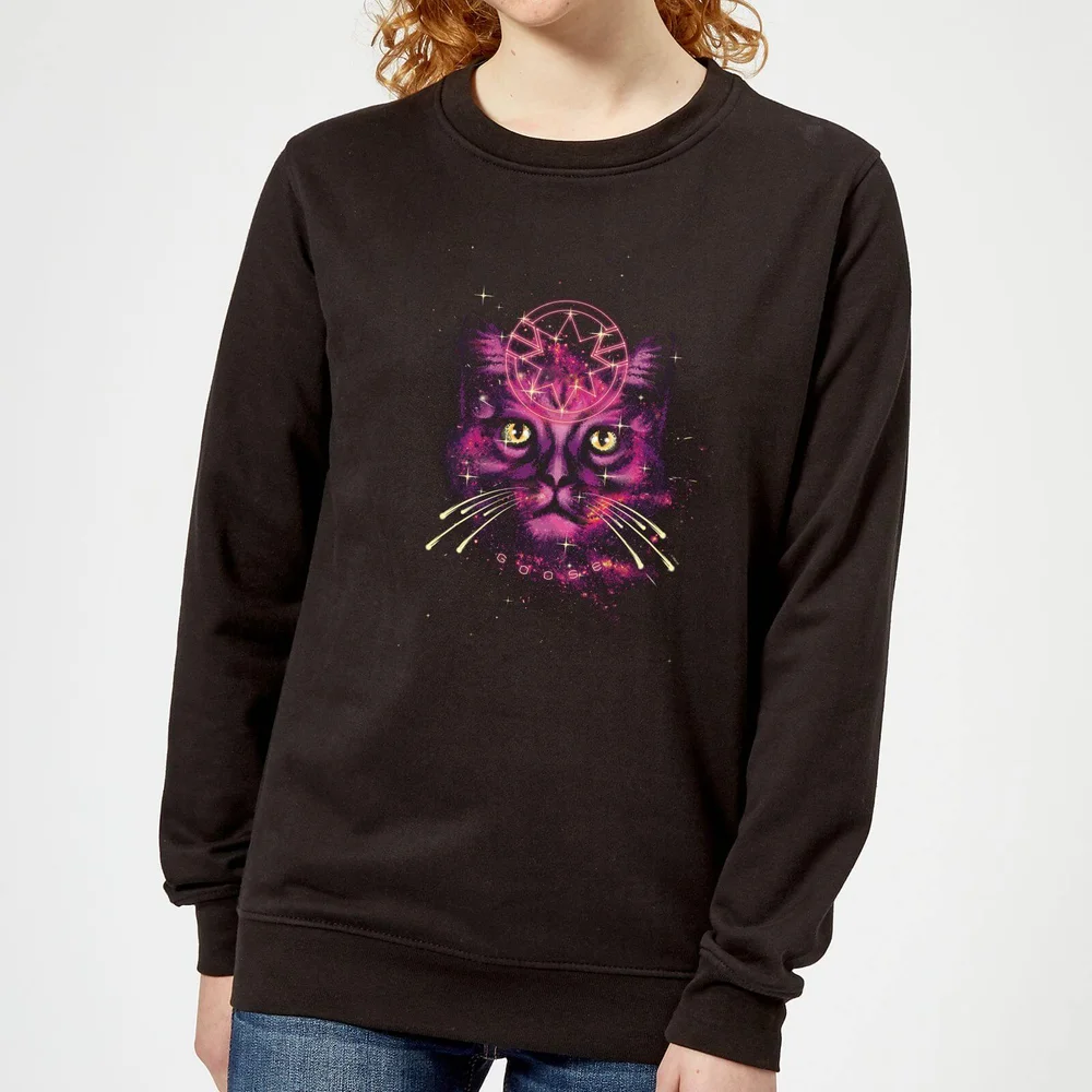 Captain Marvel Neon Goose dames trui - Zwart - XS Afbeelding 1