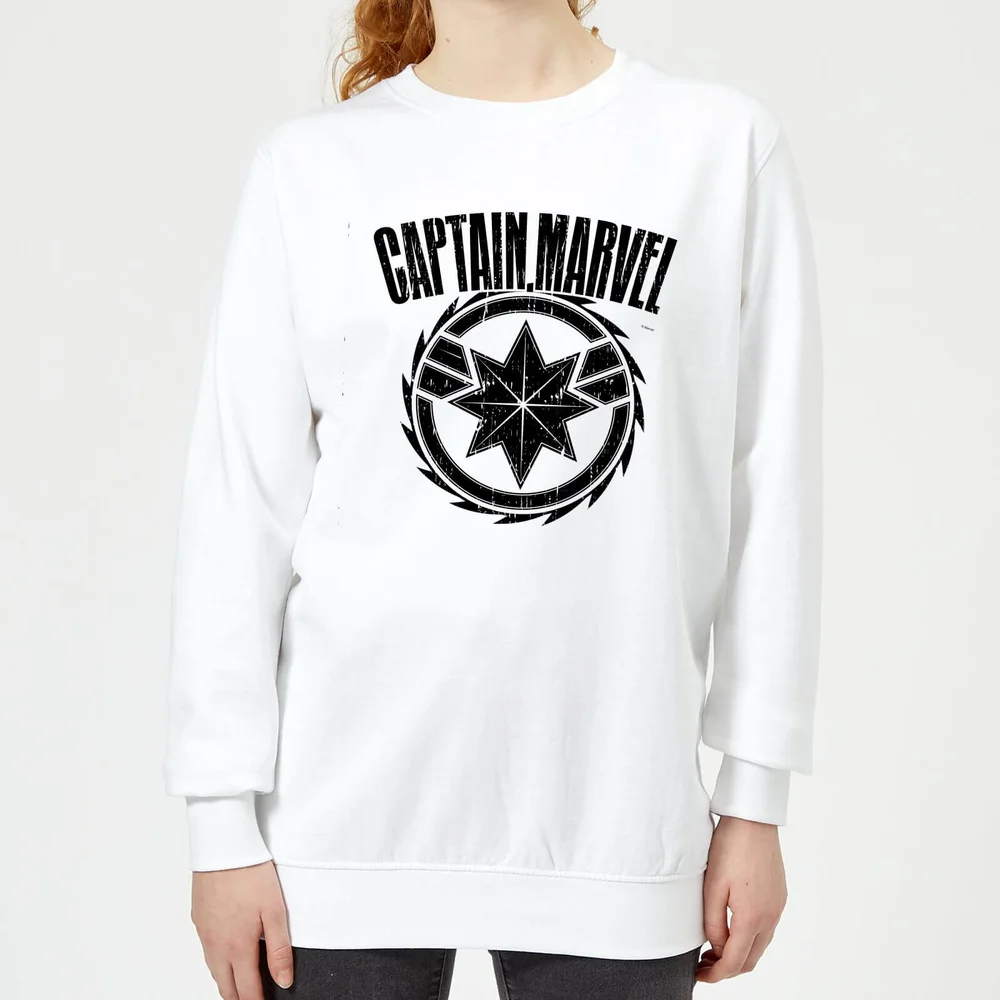 Captain Marvel Logo dames trui - Wit - XS Afbeelding 1