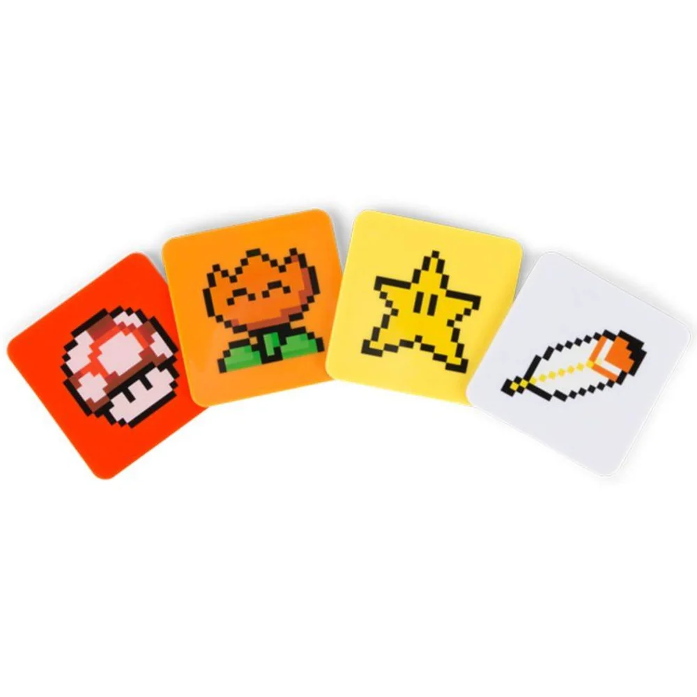 Super Mario Power Up onderzetters (set van 4) Afbeelding 1