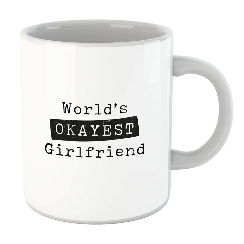 World's Okayest Girlfriend Mug Afbeelding 1