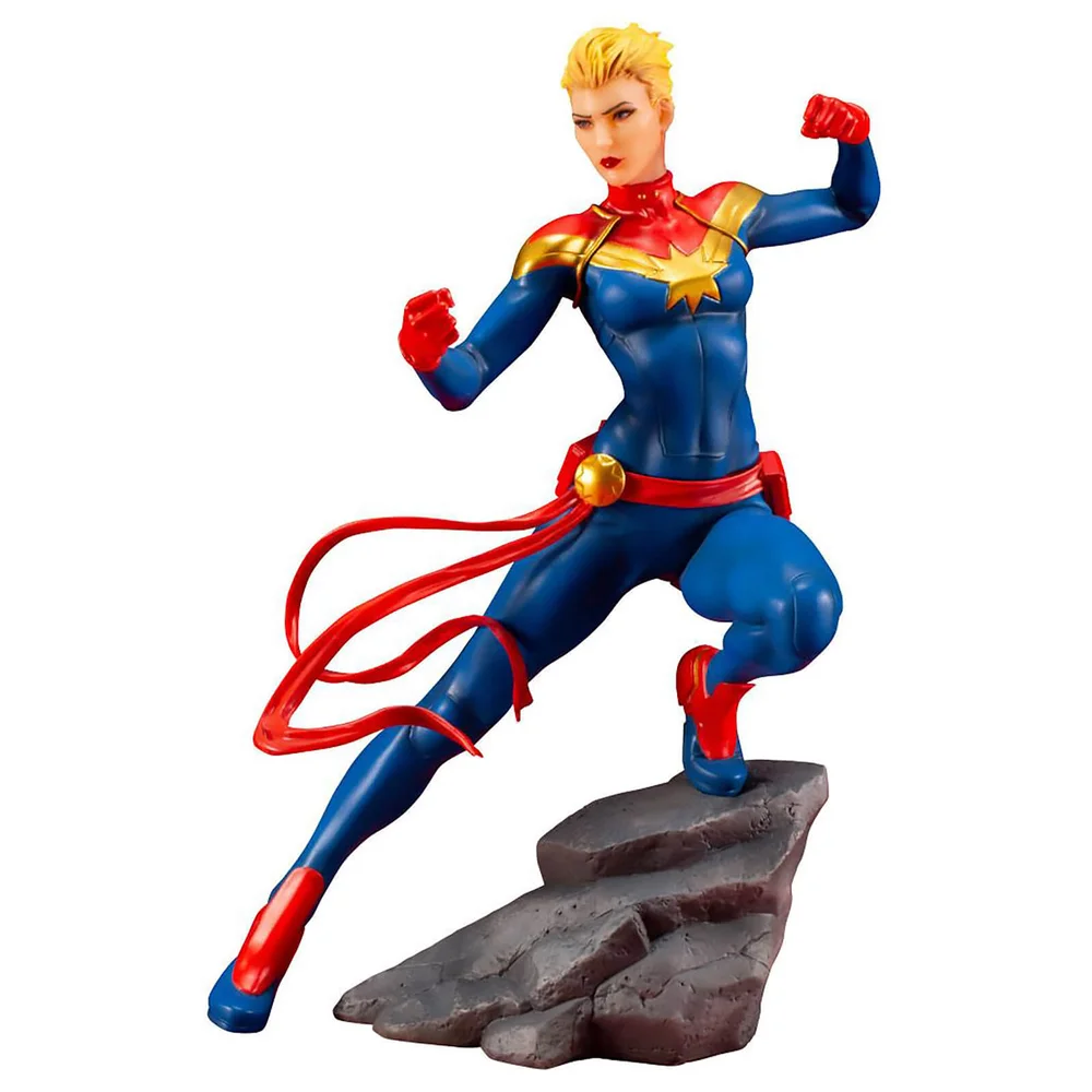 Kotobukiya Marvel Universe Avengers Series ARTFX+ PVC Statue 1/10 Captain Marvel 17 cm Afbeelding 1