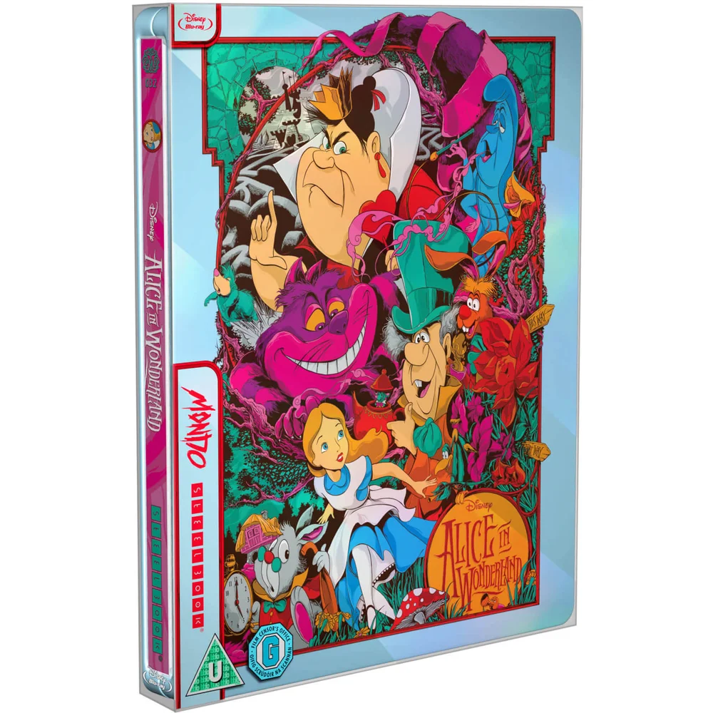 Alice in Wonderland - Mondo #32 Zavvi Exclusive Limited Edition Steelbook Afbeelding 1