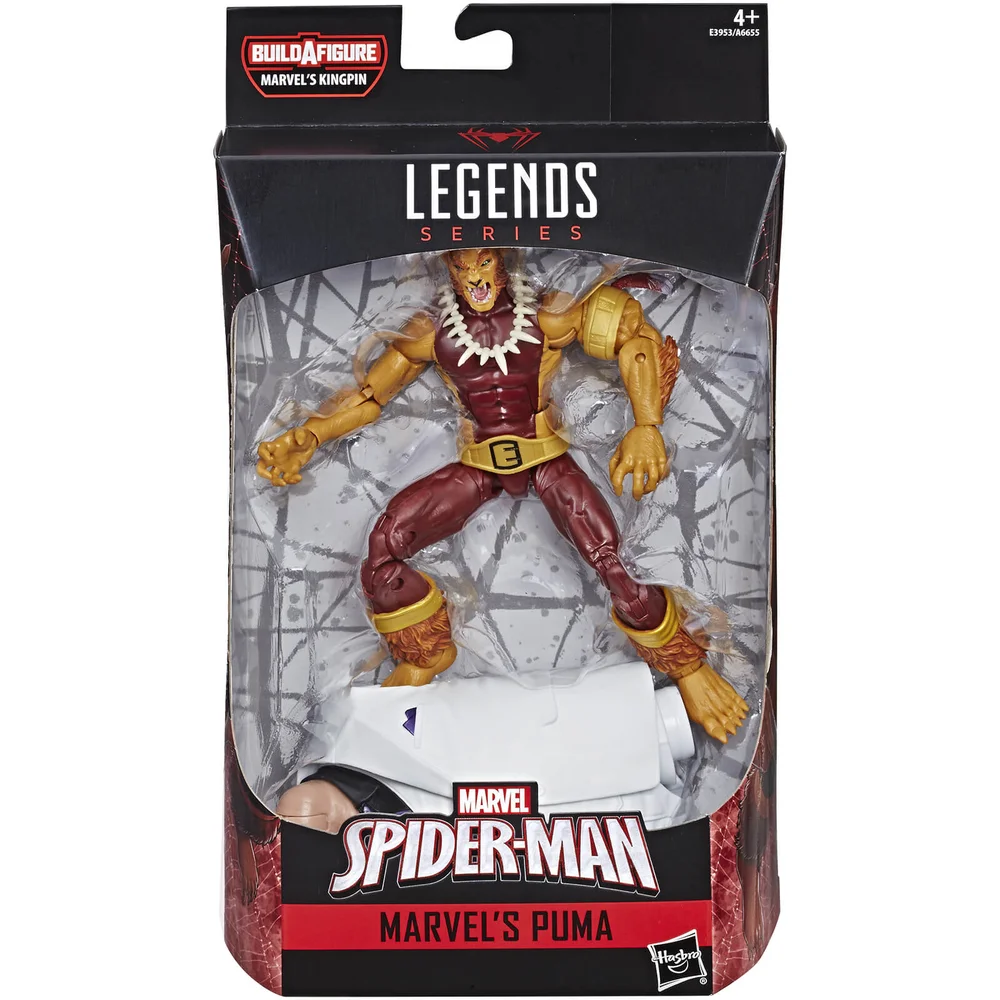 Hasbro Marvel Legends Series Spider-Man 6 Inch Puma Figure Afbeelding 1