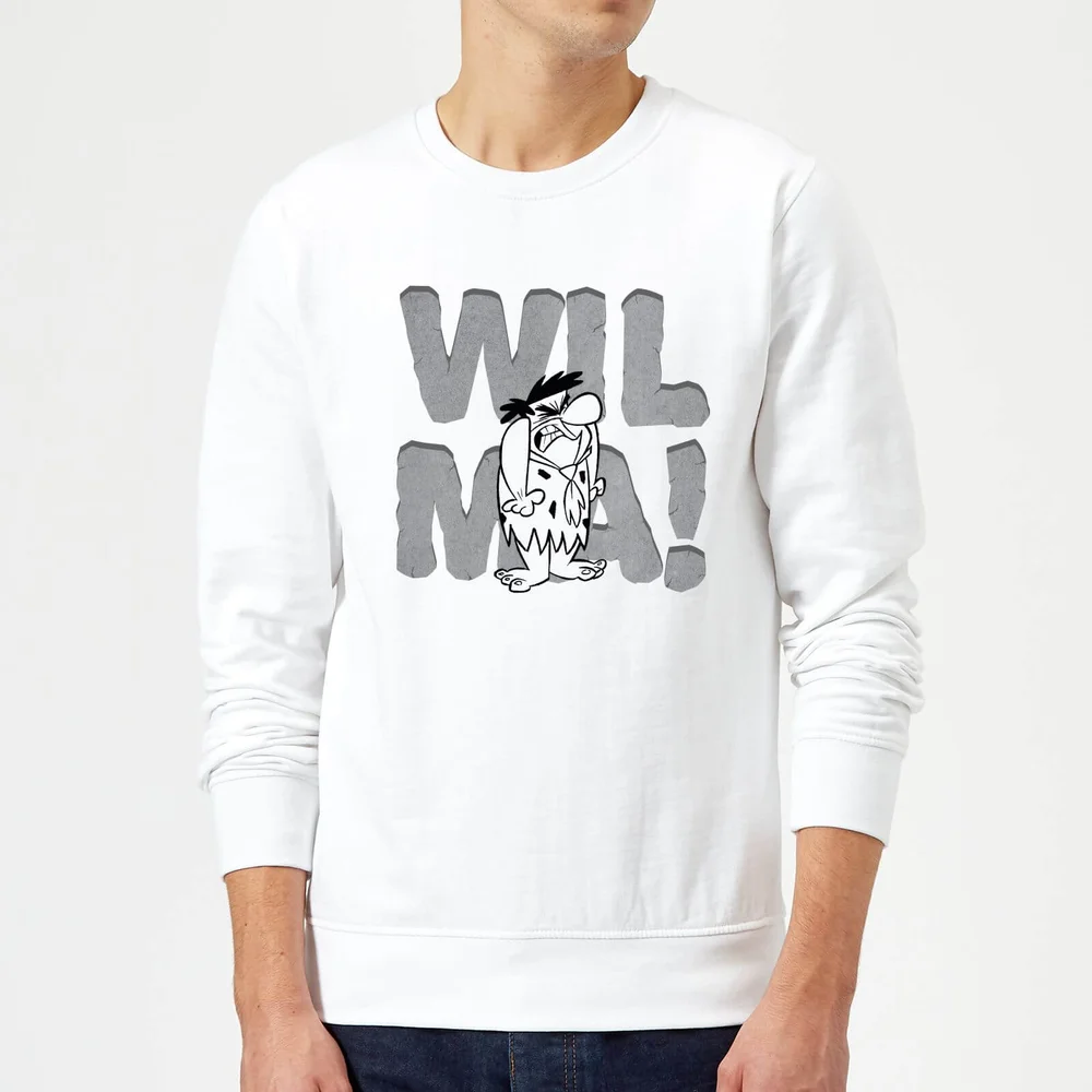 The Flintstones WILMA! Sweatshirt - White - S Afbeelding 1