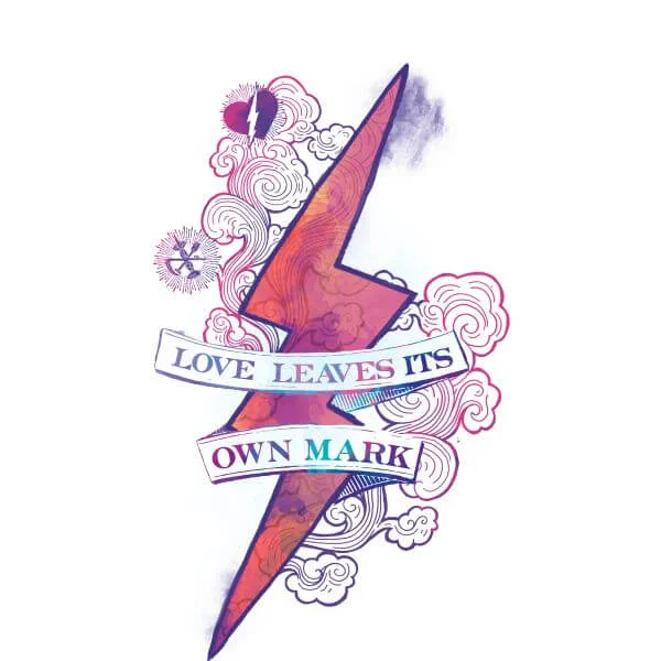 Harry Potter Love Leaves Its Own Mark dames t-shirt - Wit