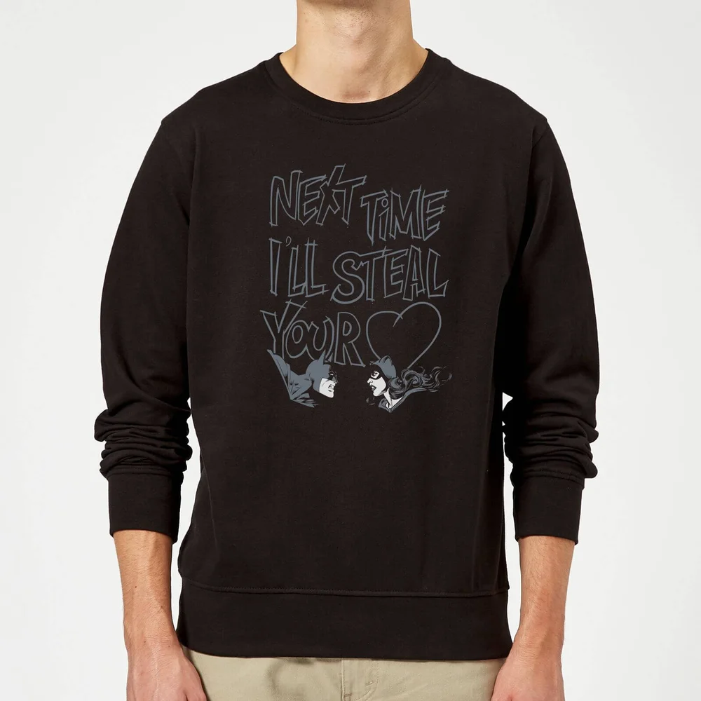 Batman Steal Your Heart Sweatshirt - Black - S Afbeelding 1