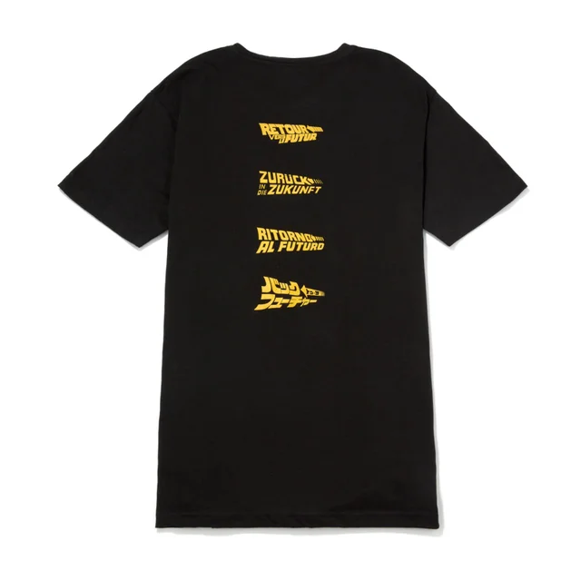 Global Legacy Back to the Future t-shirt - Zwart