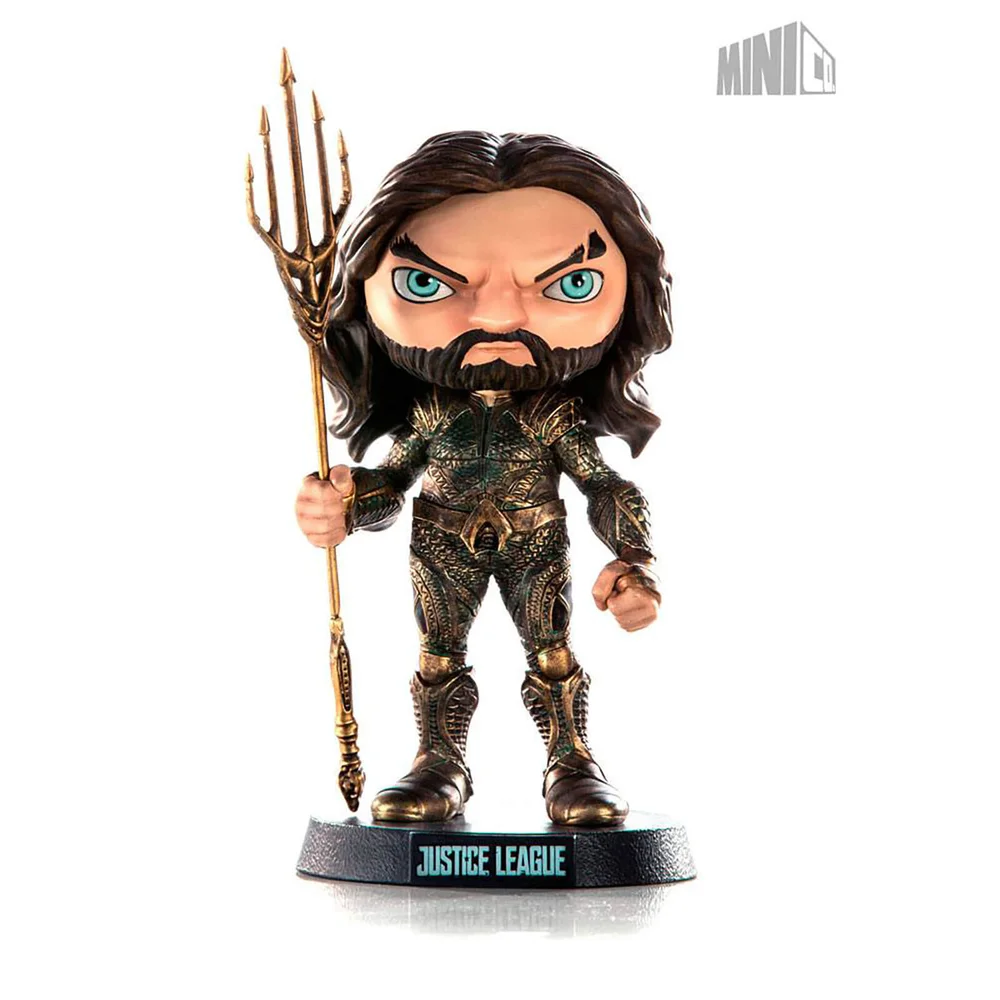 Iron Studios Justice League Mini Co. Pvc-figuur Aquaman (14 cm) Afbeelding 1