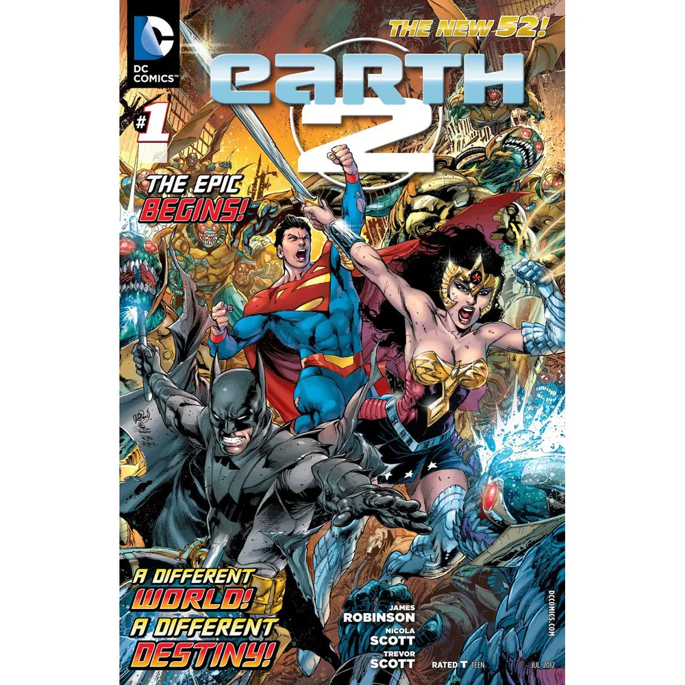 DC Comics - Earth 2 Hard Cover Vol 01 The Gathering (N52) Afbeelding 1