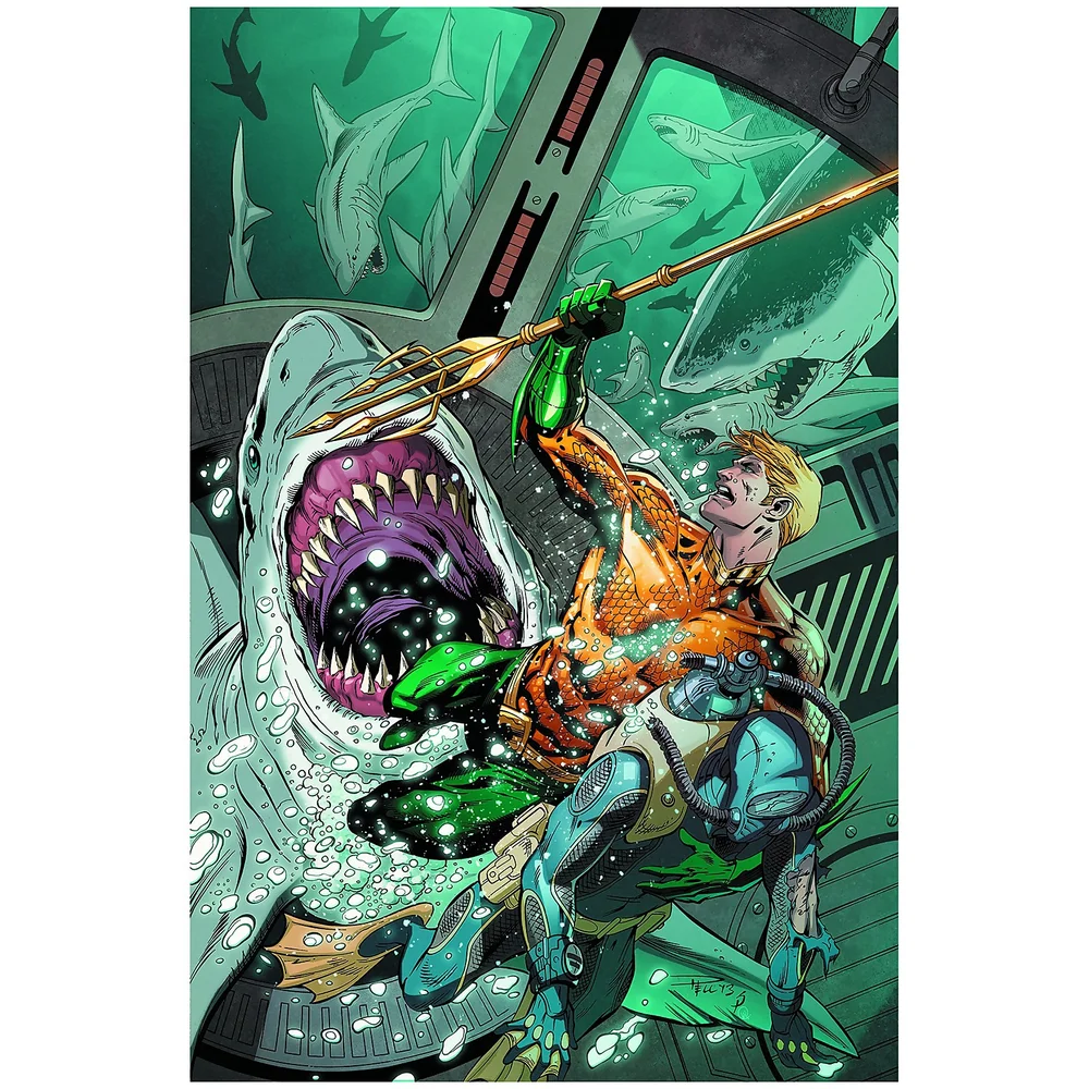 DC Comics - Aquaman Hard Cover Vol 05 Sea Of Storms (N52) Afbeelding 1