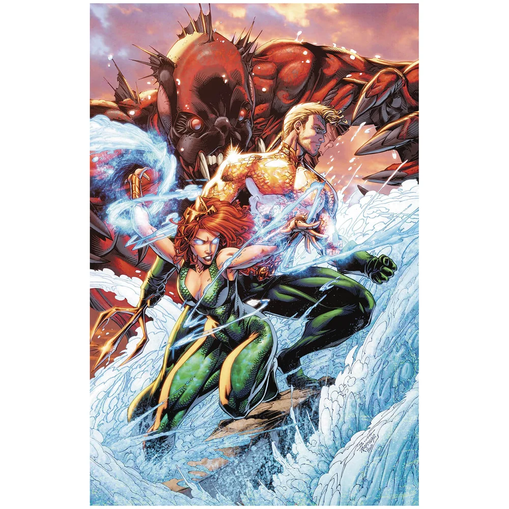 DC Comics - Aquaman Hard Cover Vol 08 Out Of Darkness Afbeelding 1
