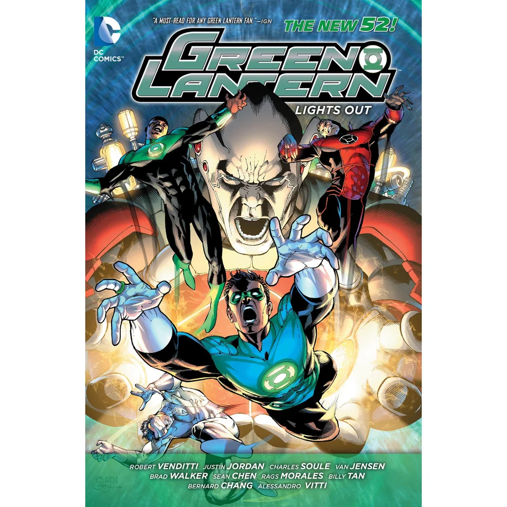 DC Comics - Green Lantern Lights Out Hard Cover (N52) Afbeelding 1