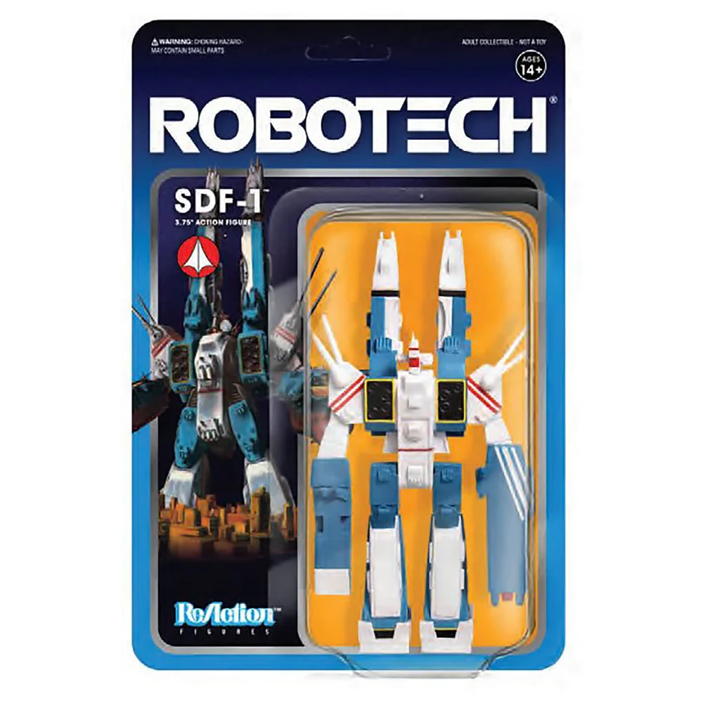 Super7 Robotech ReAction Action Figure - SDF-1 Afbeelding 1