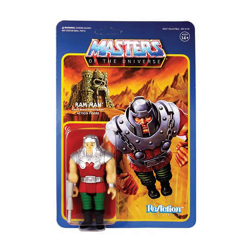Super7 Masters of the Universe ReAction actiefiguur Wave 4 Ram Man (10 cm) Afbeelding 1