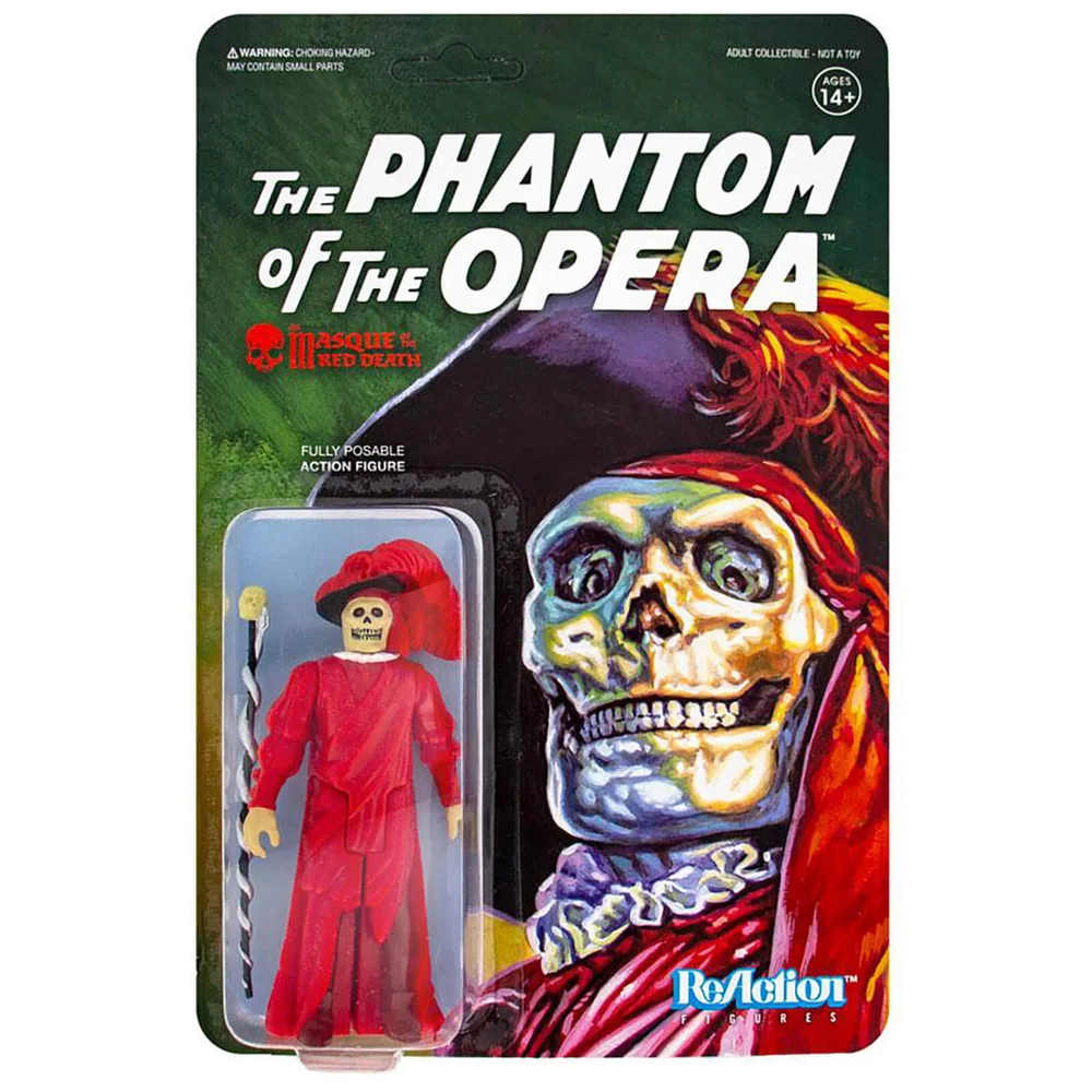 Super7 Universal Monsters ReAction actiefiguur the masque of the red death (10 cm) Afbeelding 1