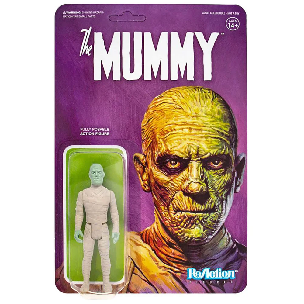 Super7 Universal Monsters ReAction actiefiguur the mummy (10 cm) Afbeelding 1