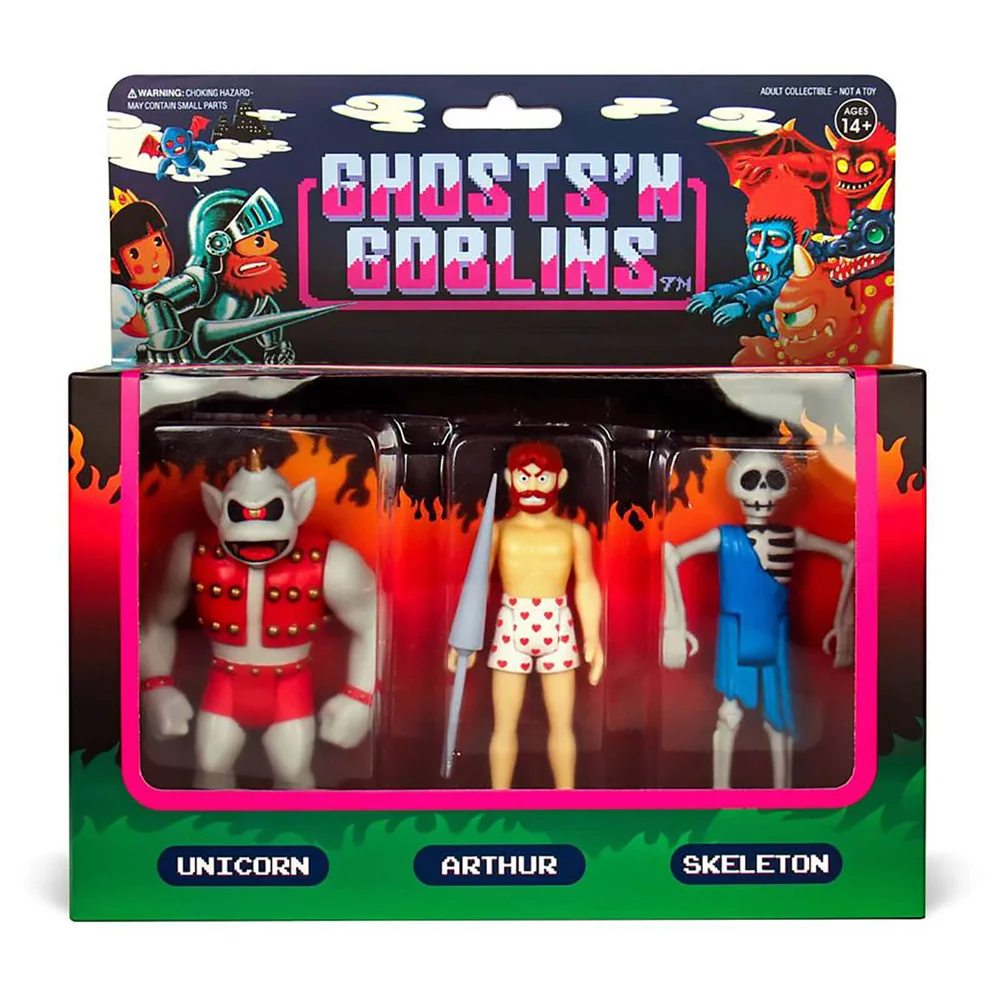 Super7 Ghosts 'n Goblins ReAction Action Figure 3-Pack B 10 cm Afbeelding 1