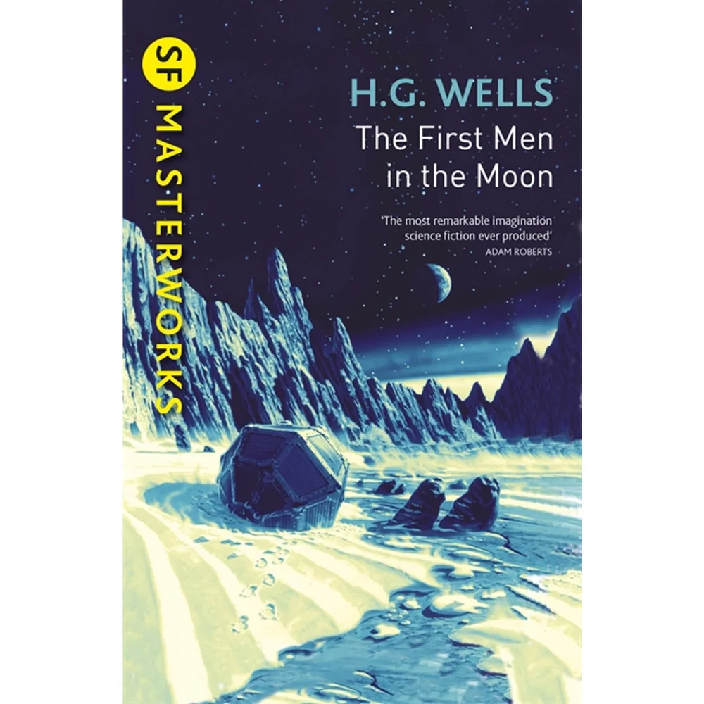 SF Masterworks: First Men In the Moon by H.G. Wells (Paperback) Afbeelding 1