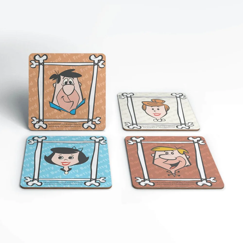 The Flintstones Characters Coaster Set Afbeelding 1
