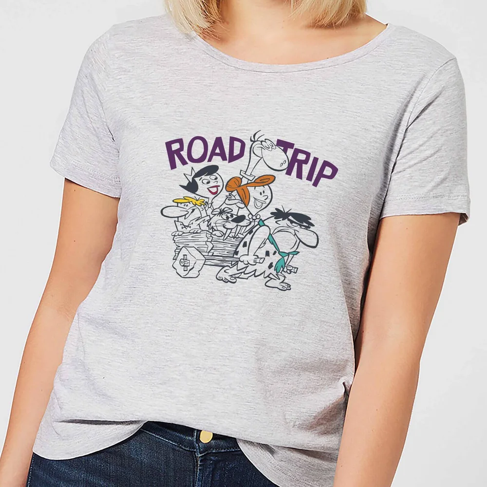 The Flintstones Road Trip Women's T-Shirt - Grey - XS Afbeelding 1