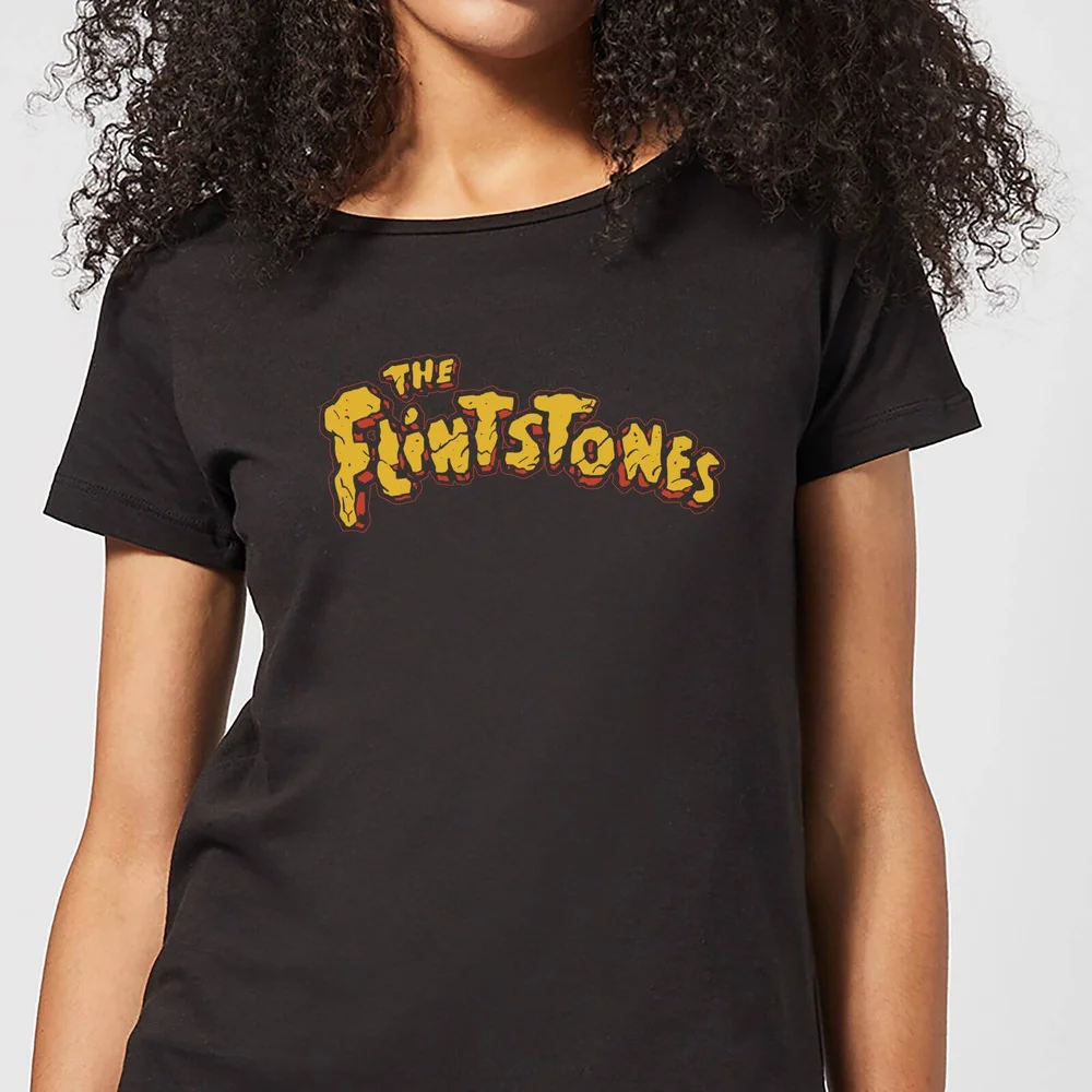 The Flintstones Logo Women's T-Shirt - Black - XS Afbeelding 1
