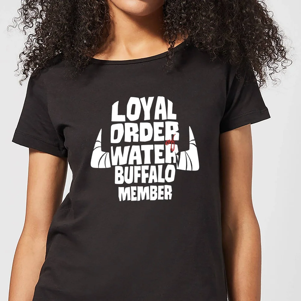 The Flintstones Loyal Order Of Water Buffalo Member Women's T-Shirt - Black - XS Afbeelding 1