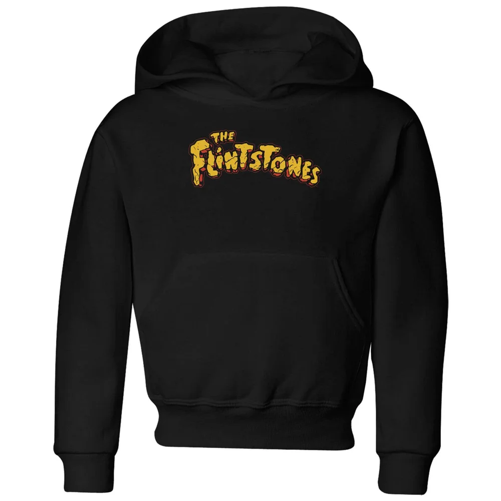 The Flintstones Logo Kids' Hoodie - Black - 98/104 (3-4 jaar) Afbeelding 1
