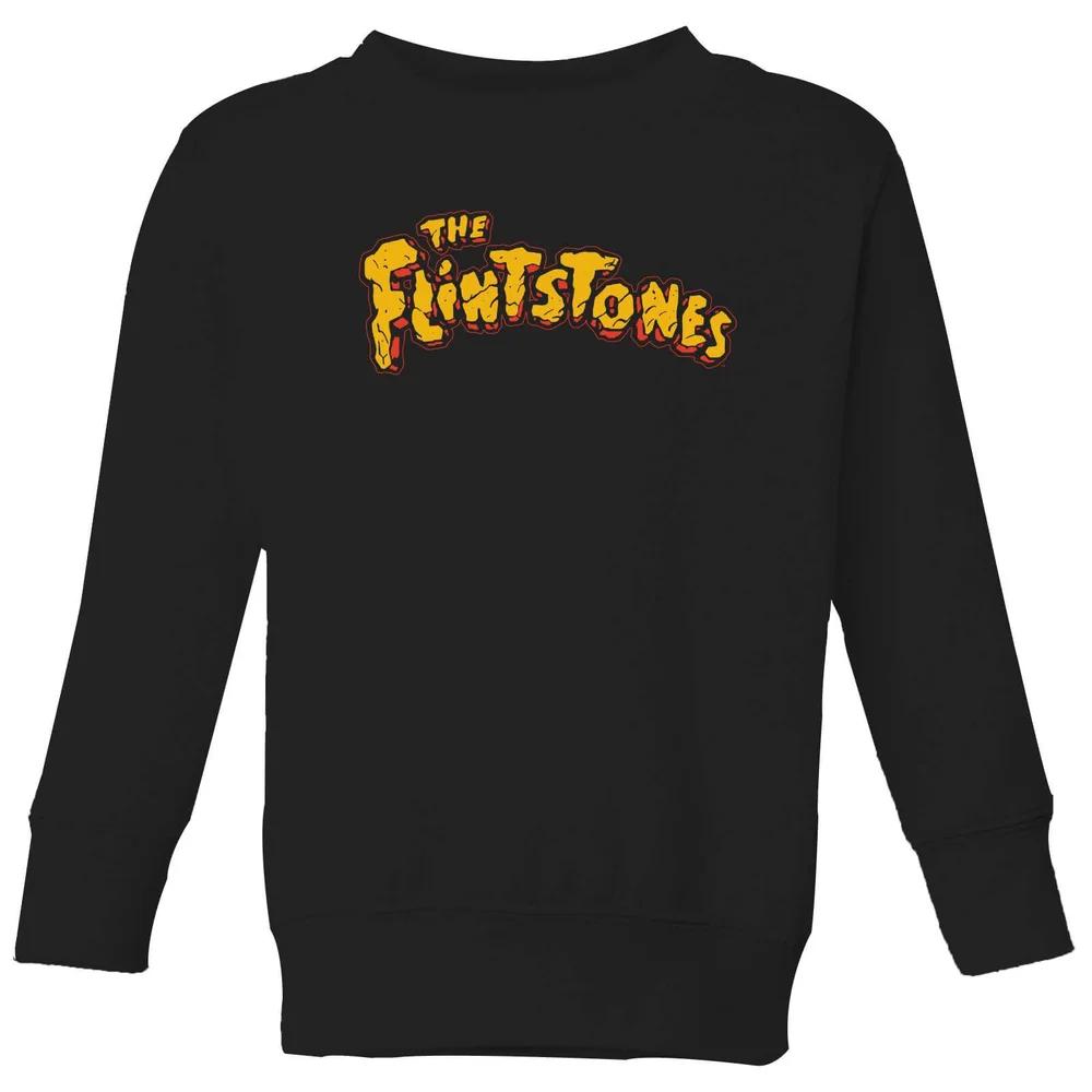 The Flintstones Logo Kids' Sweatshirt - Black - 98/104 (3-4 jaar) Afbeelding 1