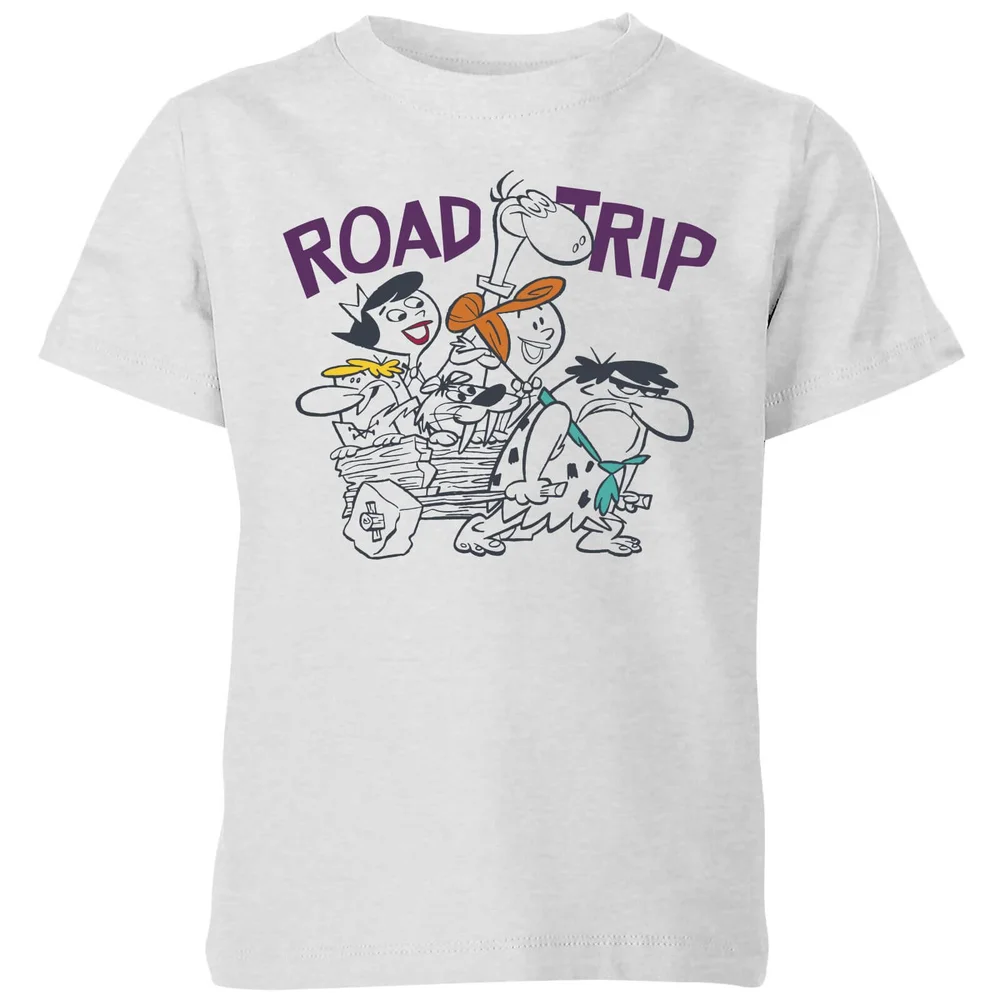 The Flintstones Road Trip Kids' T-Shirt - Grey - 98/104 (3-4 jaar) Afbeelding 1