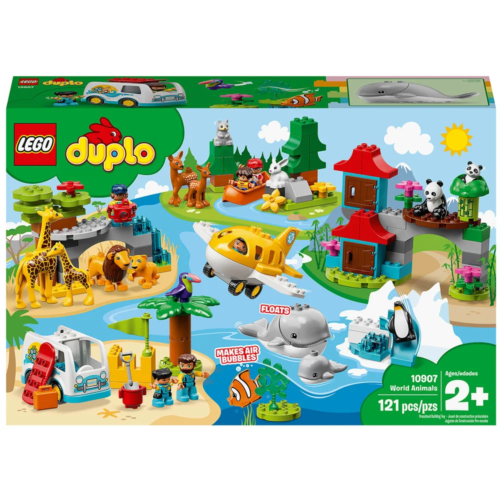 LEGO DUPLO Stad: Wereld dieren speelgoed voor peuters (10907) Afbeelding 1