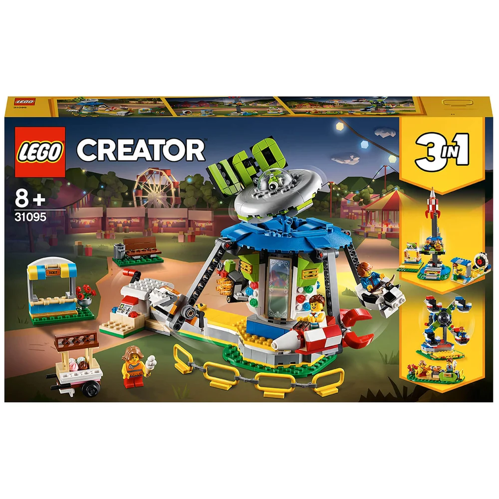 LEGO Creator: 3in1 Fairground Carousel Building Set (31095) Afbeelding 1