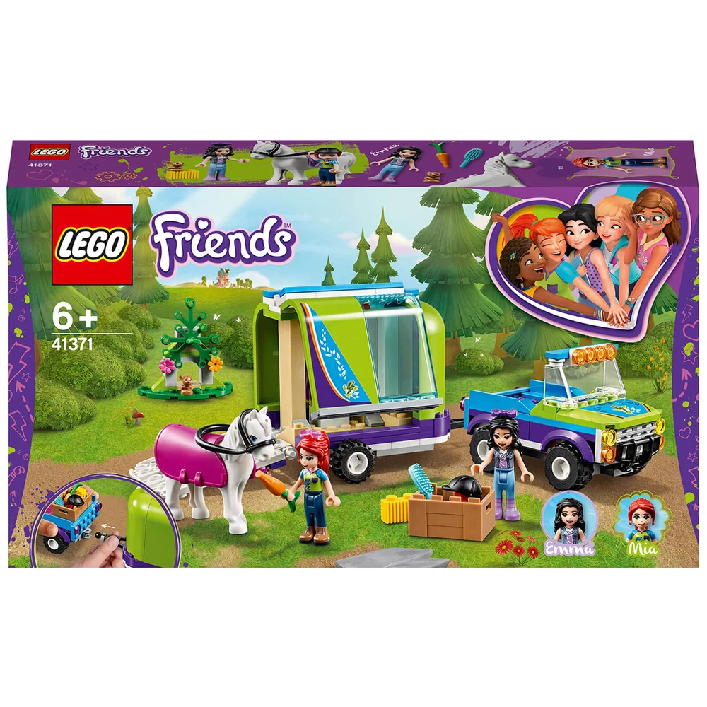 LEGO Friends: Mia’s Horse Trailer Stable Extension Set (41371) Afbeelding 1