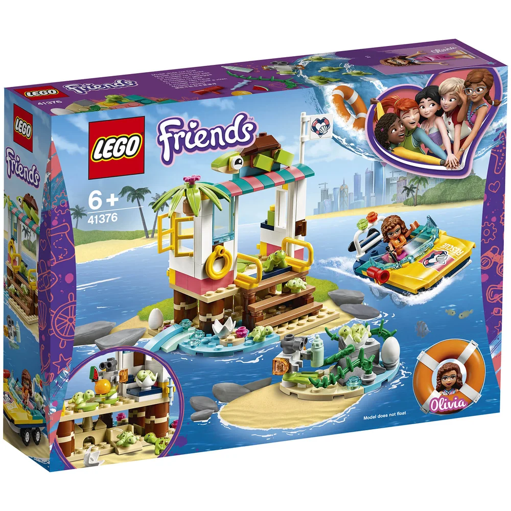 LEGO Friends: Turtles Rescue Mission Boat Sea Life Set (41376) Afbeelding 1