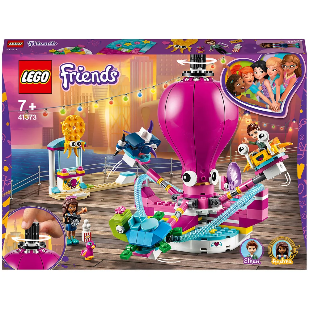 LEGO Friends: Funny Octopus Ride Fun Fair Playset (41373) Afbeelding 1
