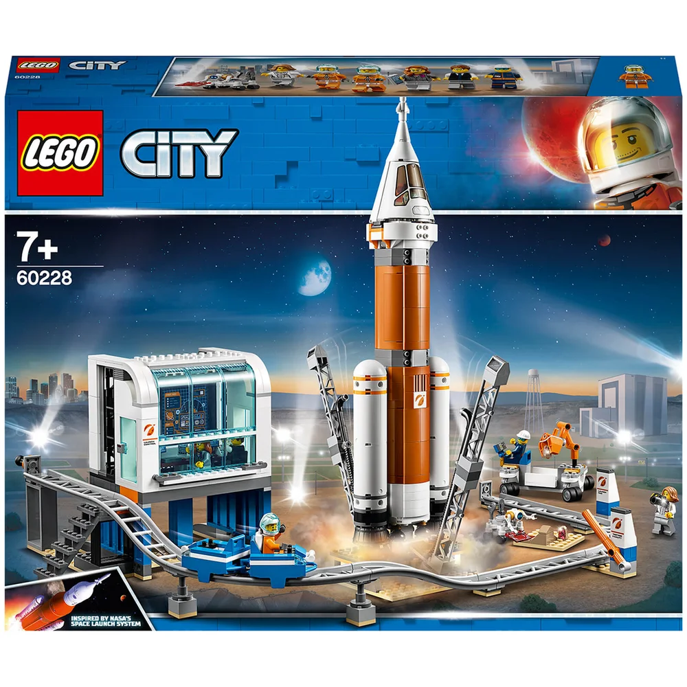 LEGO Stad: Deepspace raket en lanceerinrichting set (60228) Afbeelding 1
