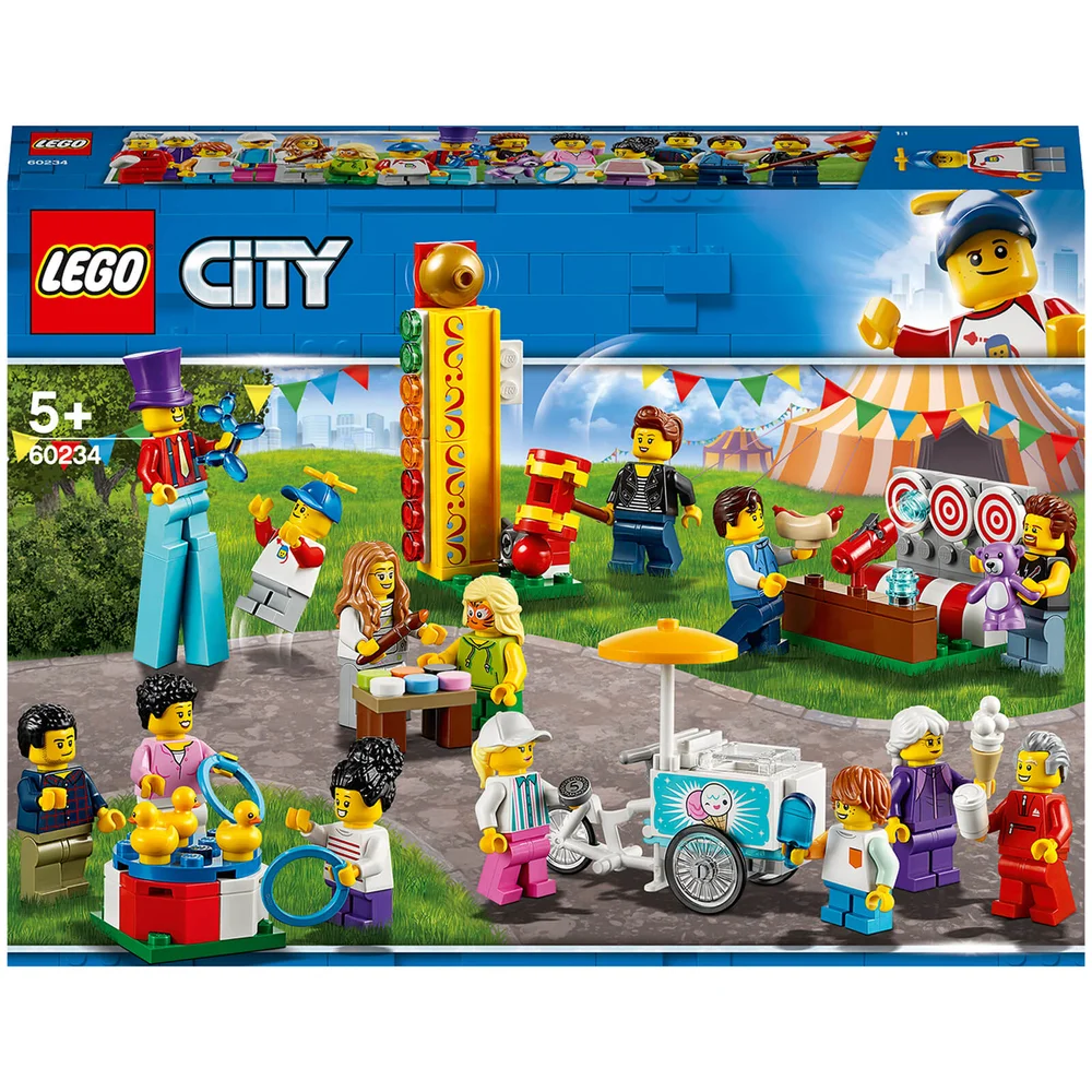 LEGO City: Town People Pack - Fun Fair Minifigures: Set (60234) Afbeelding 1