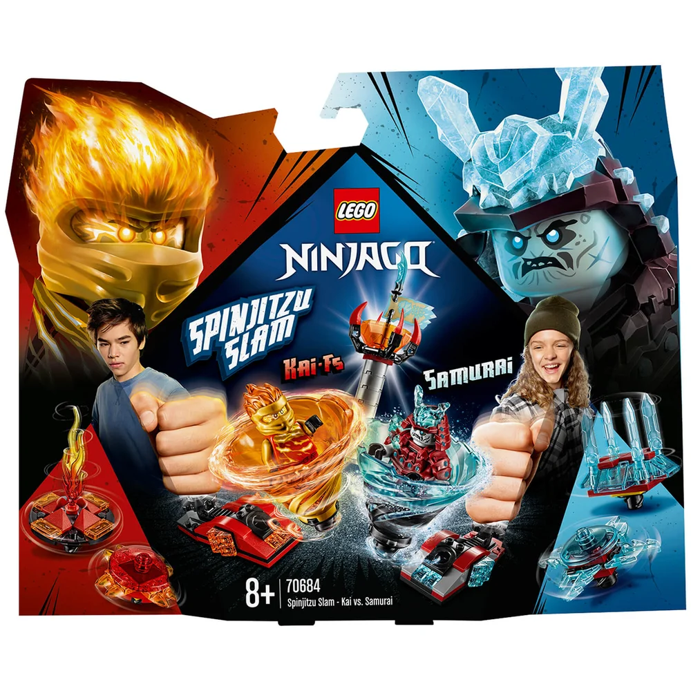 LEGO NINJAGO: Spinjitzu Slam-Kai vs. Samurai Ninja Toy (70684) Afbeelding 1