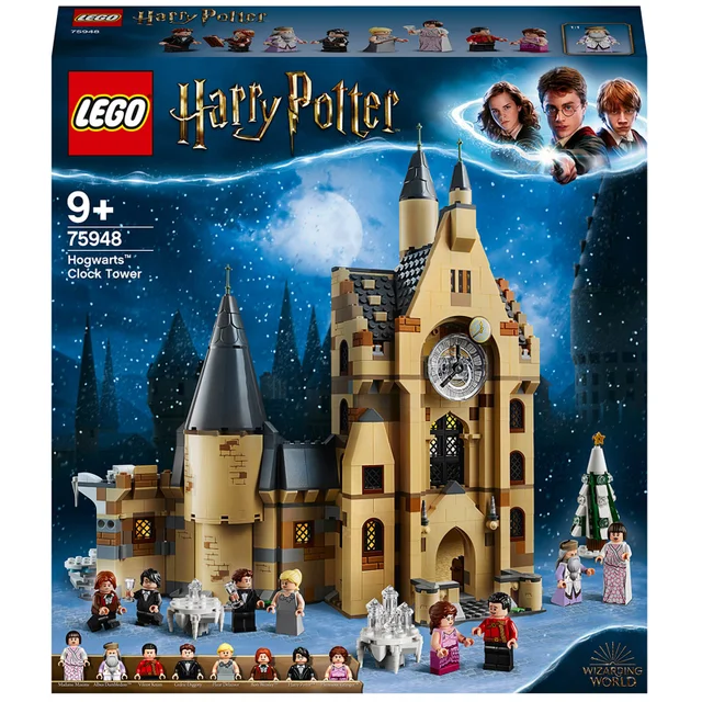 LEGO 75948 Harry Potter Zweinstein Klokkentoren Bouwset met Poppetjes, Speelgoed voor Kinderen van 9 Jaar en Ouder
