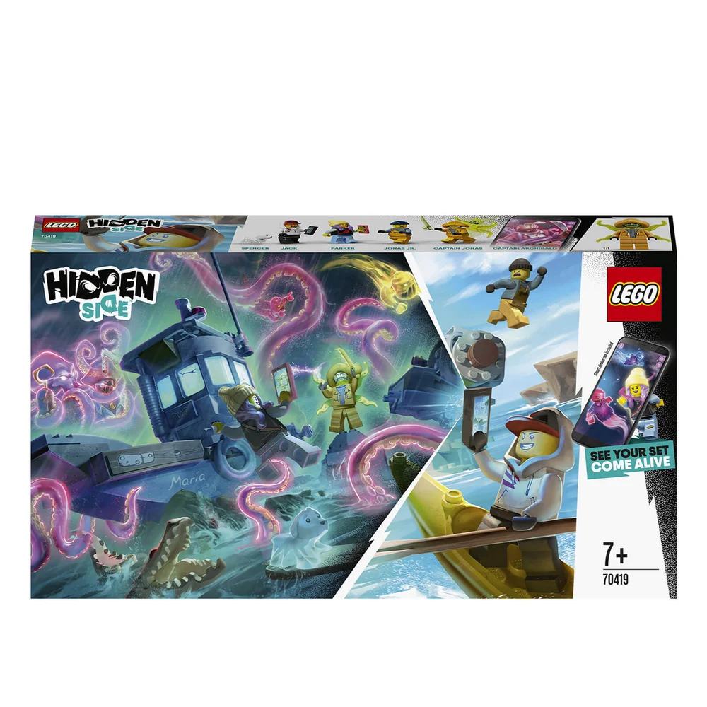 LEGO Hidden Side: Wrecked Shrimp Boat Toy with AR Games (70419) Afbeelding 1