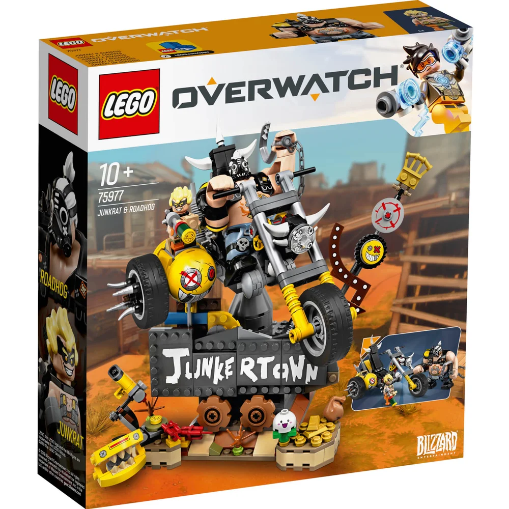 LEGO Overwatch: Junkrat & Roadhog Character Figures Set (75977) Afbeelding 1